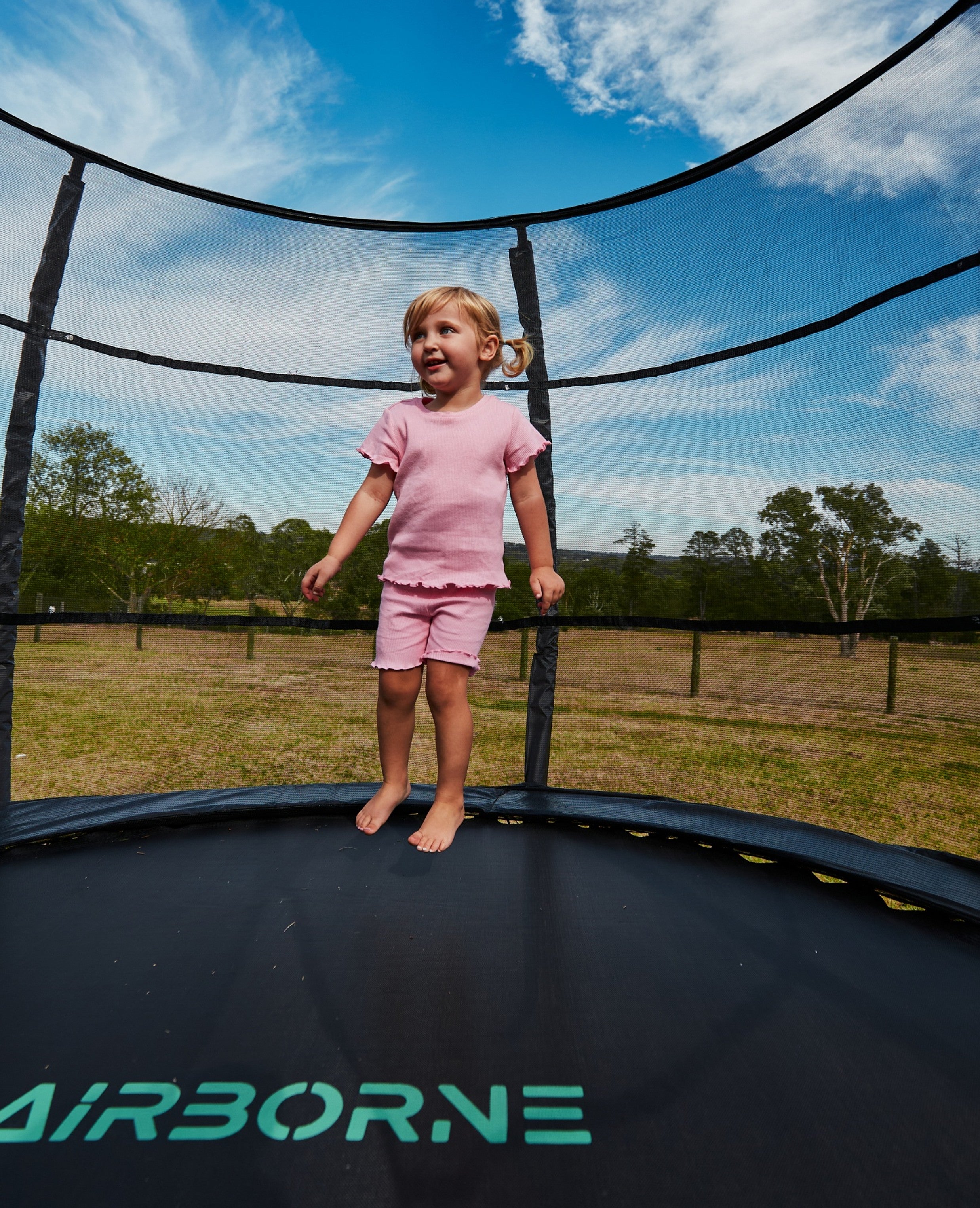 Airborne Pro 8ft Trampoline with Ladder