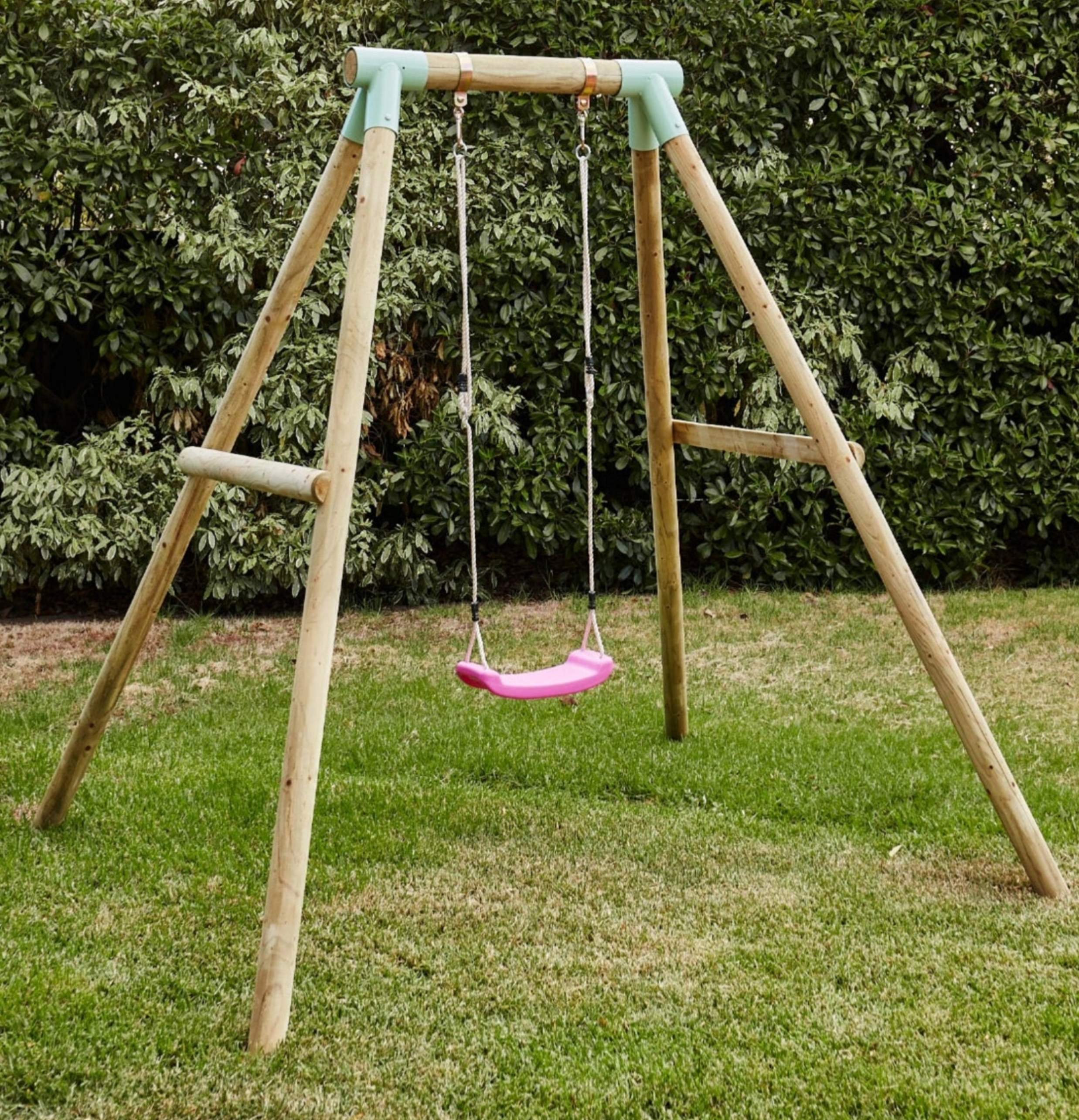 Wild Aussie “Grow With Me” 2-in-1 Wooden Swing Set