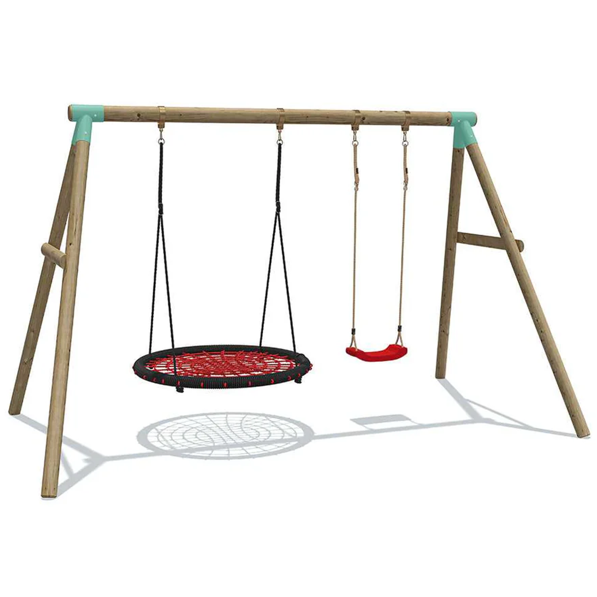 Wild Aussie 120cm Round Nest with Swing Seat