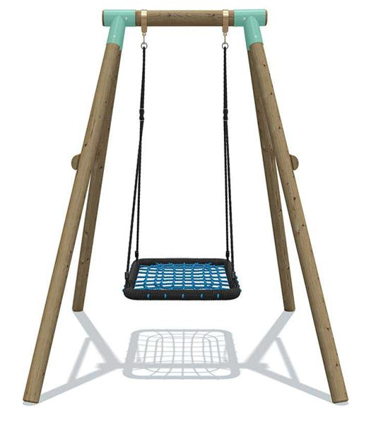 Wild Aussie Rectangle Nest Wooden Swing Set