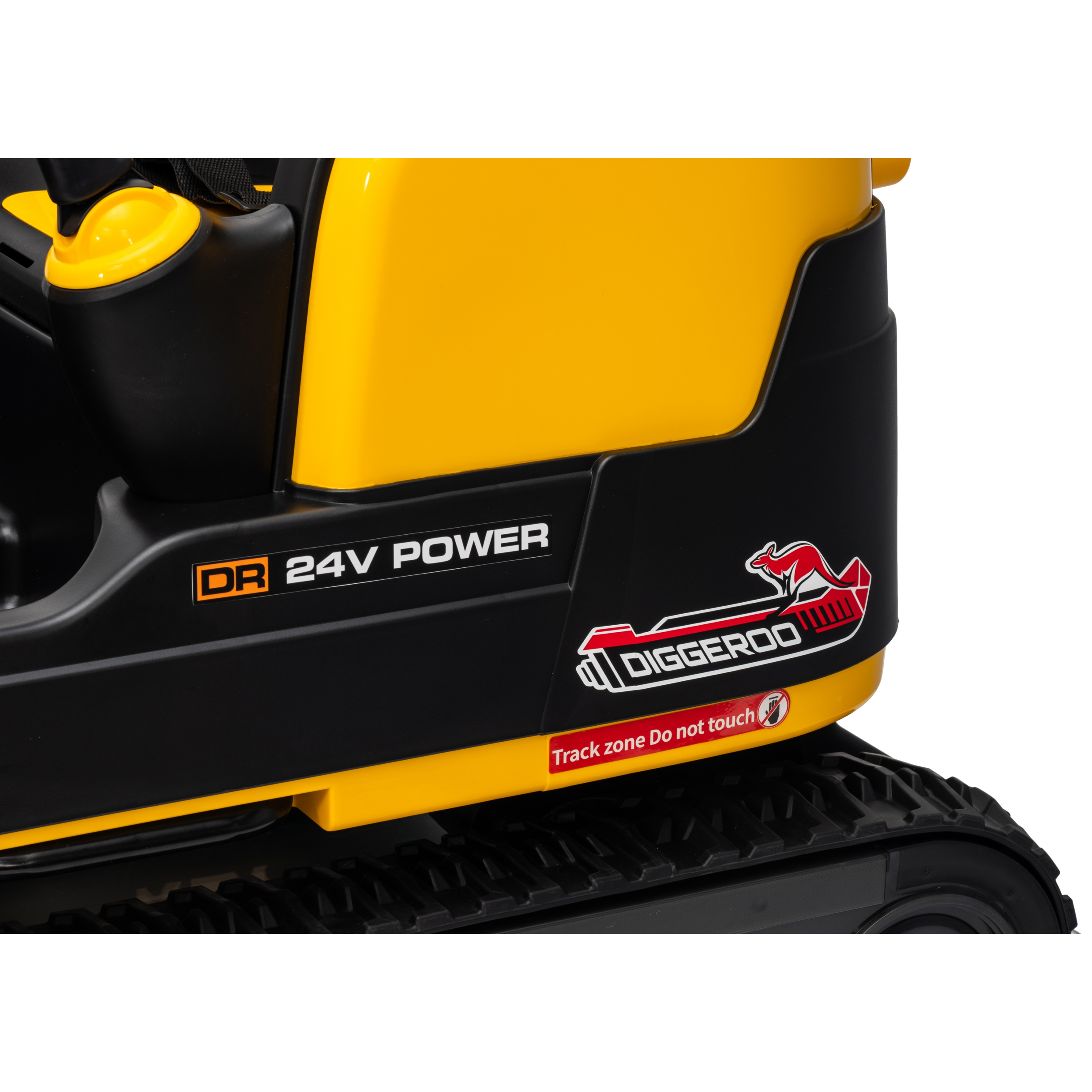 Diggeroo 24v Digger Excavator Ride On With Front Arm & Bucket Shovel
