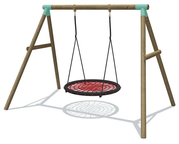Wild Aussie 120cm Round Nest Swing Set