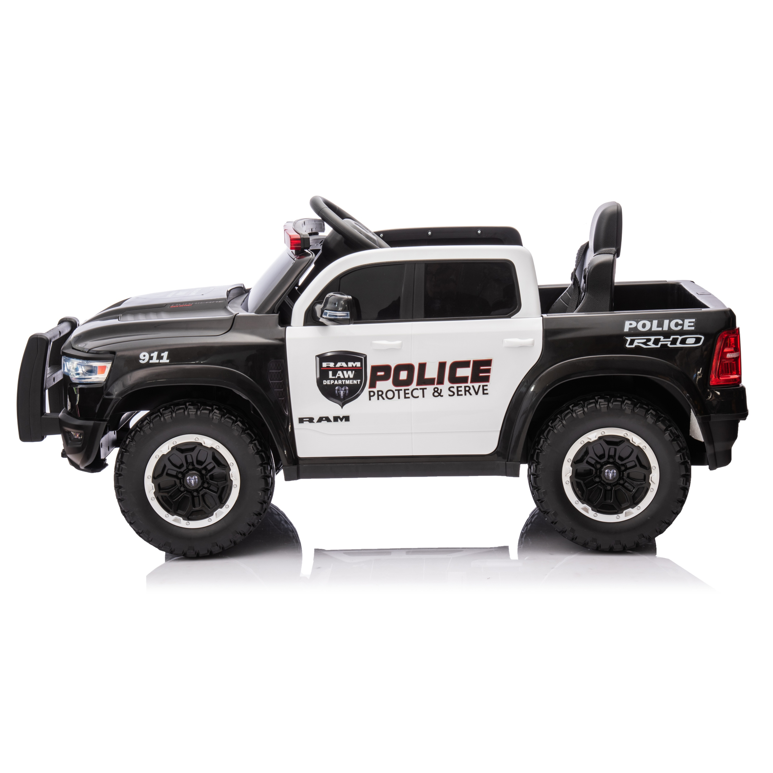 24v Dodge Ram Police 4WD Licensed Official Ride On SUV