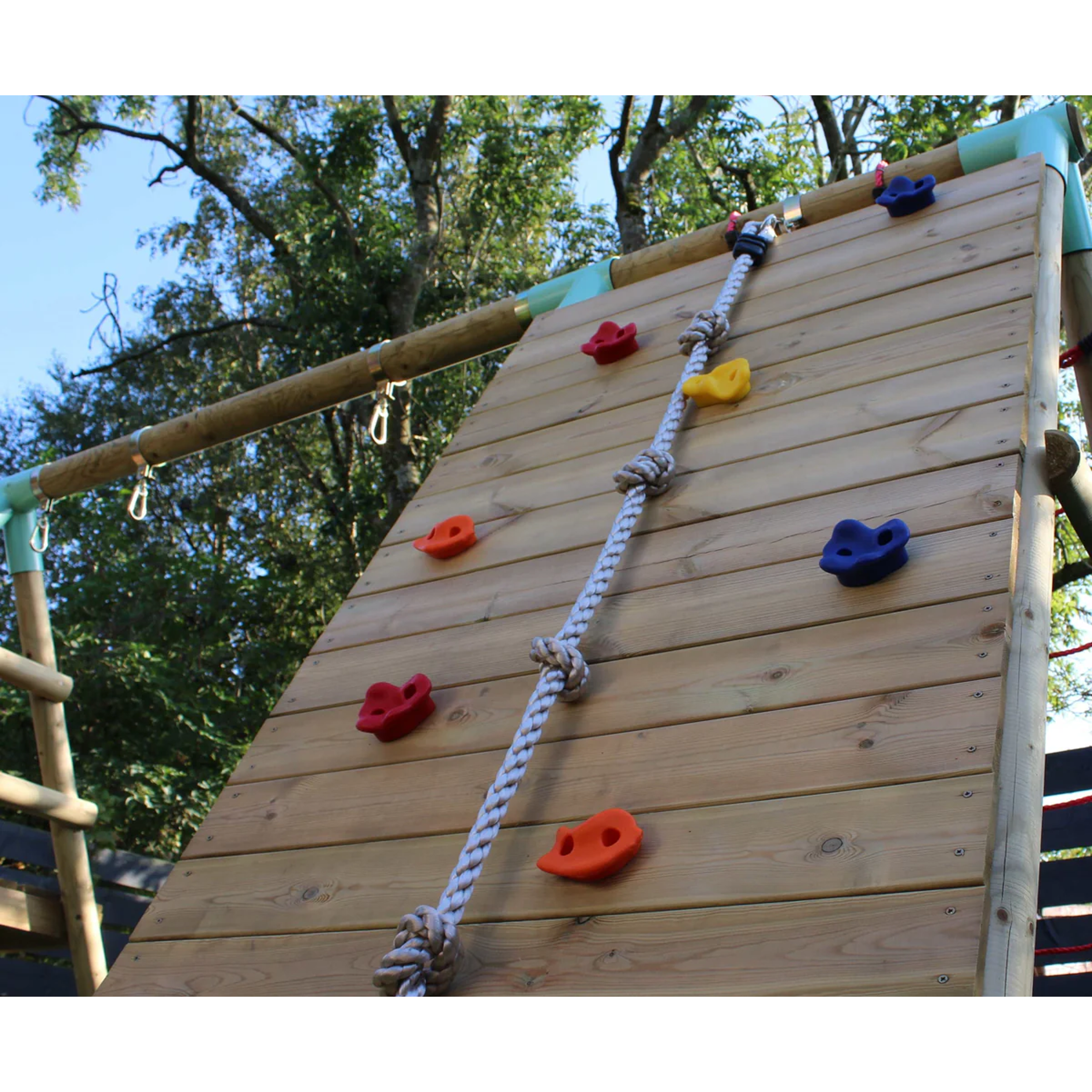 Wild Aussie Wooden Climber & Nest Swing Set