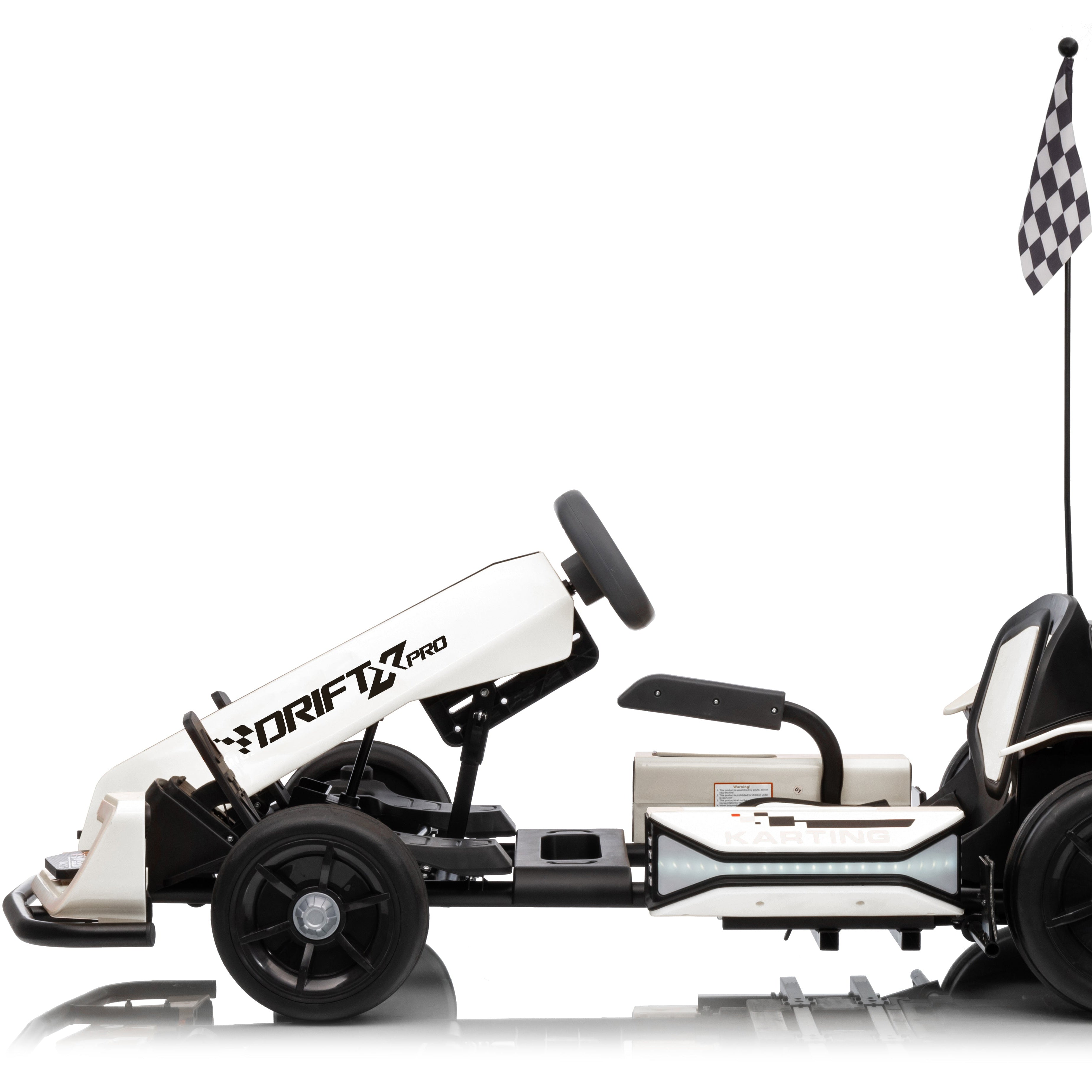 24v DriftX Pro ™ 19 km/h Adjustable Kids Electric Drifting Go Kart