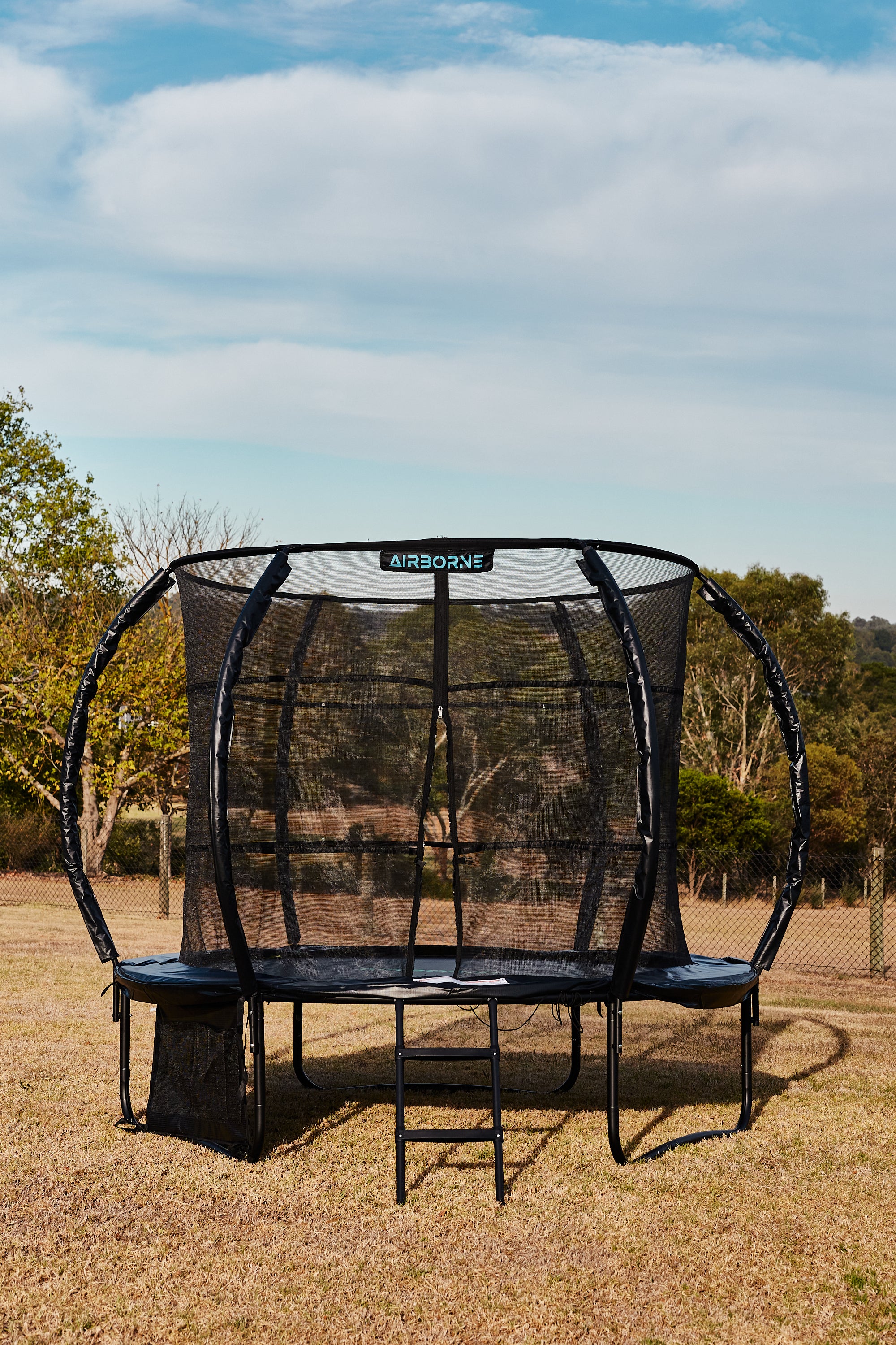 10ft Airborne Trampoline with Access Ladder & Shoe Storage