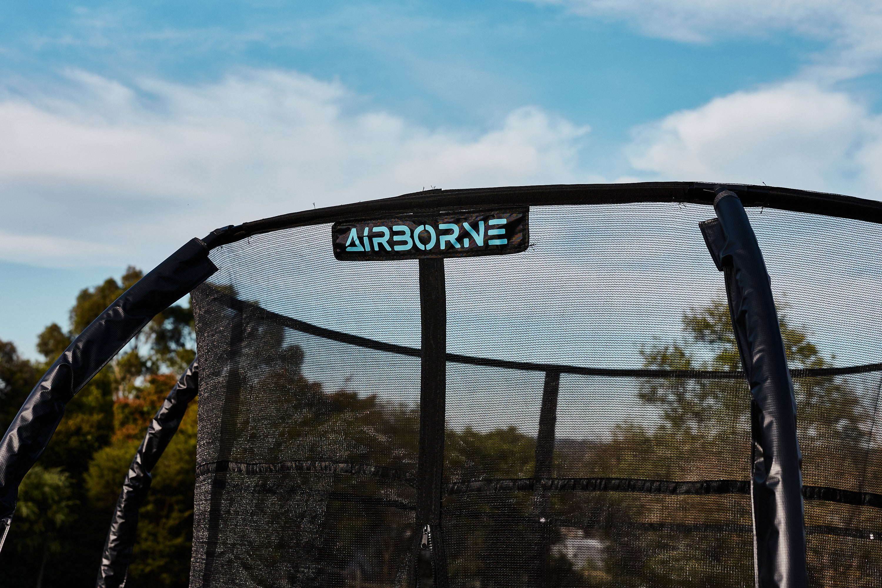12ft Airborne Trampoline with Access Ladder & Shoe Storage