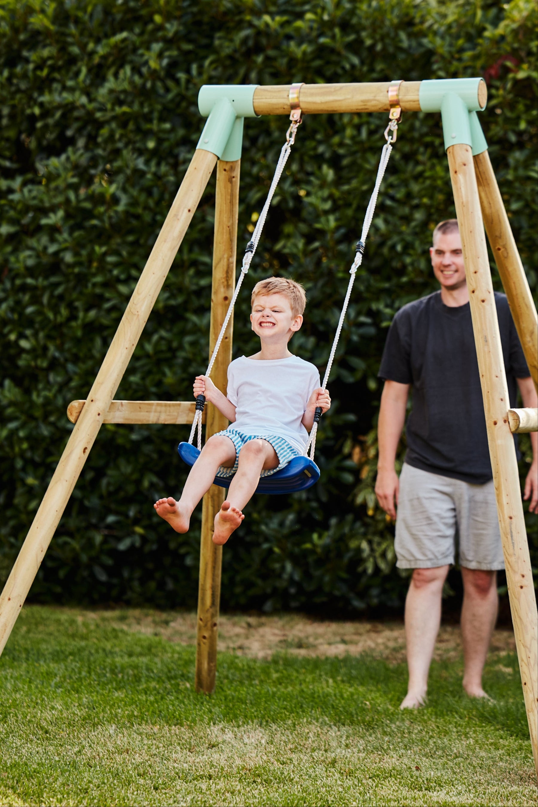 Wild Aussie Kids Wooden Swing Set