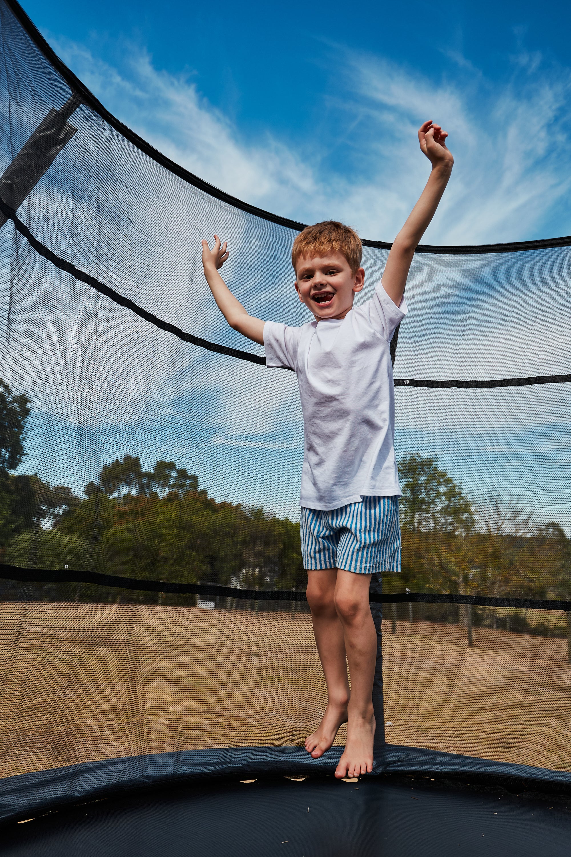10ft Airborne Trampoline with Access Ladder & Shoe Storage