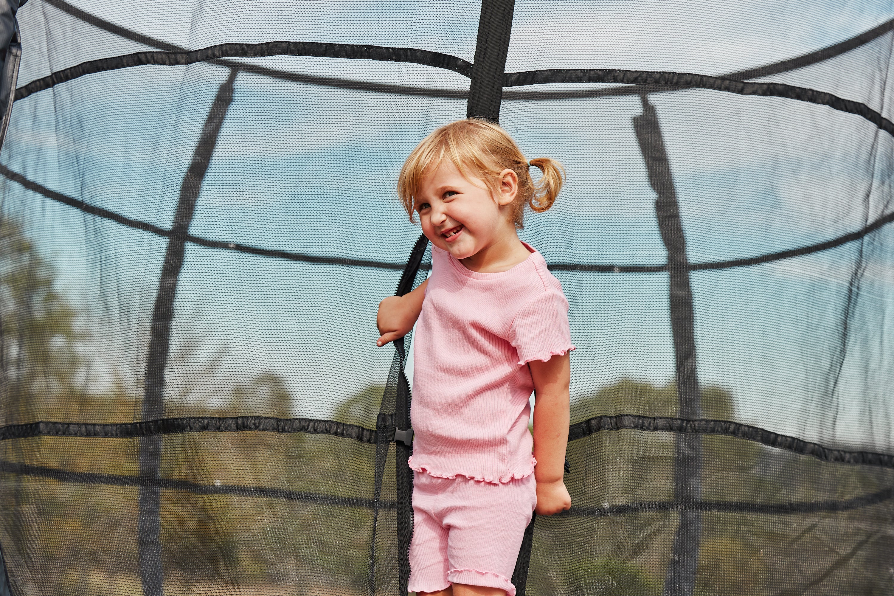 10ft Airborne Trampoline with Access Ladder & Shoe Storage