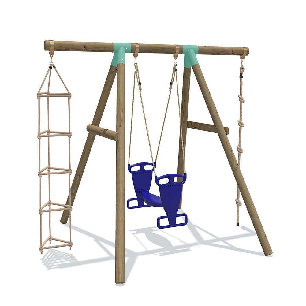 Wild Aussie 3 in 1 Glider Wooden Swing Set