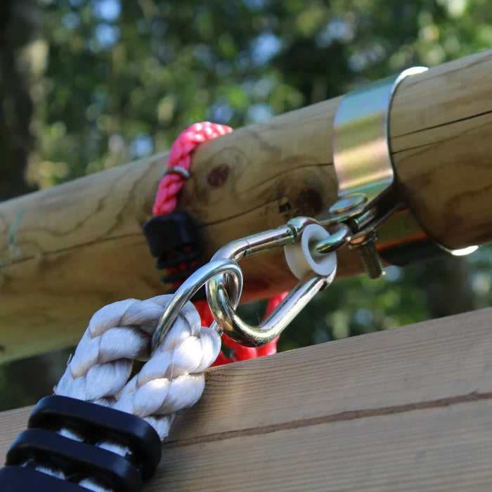 Wild Aussie Wooden Climber & 65cm Nest Swing Set