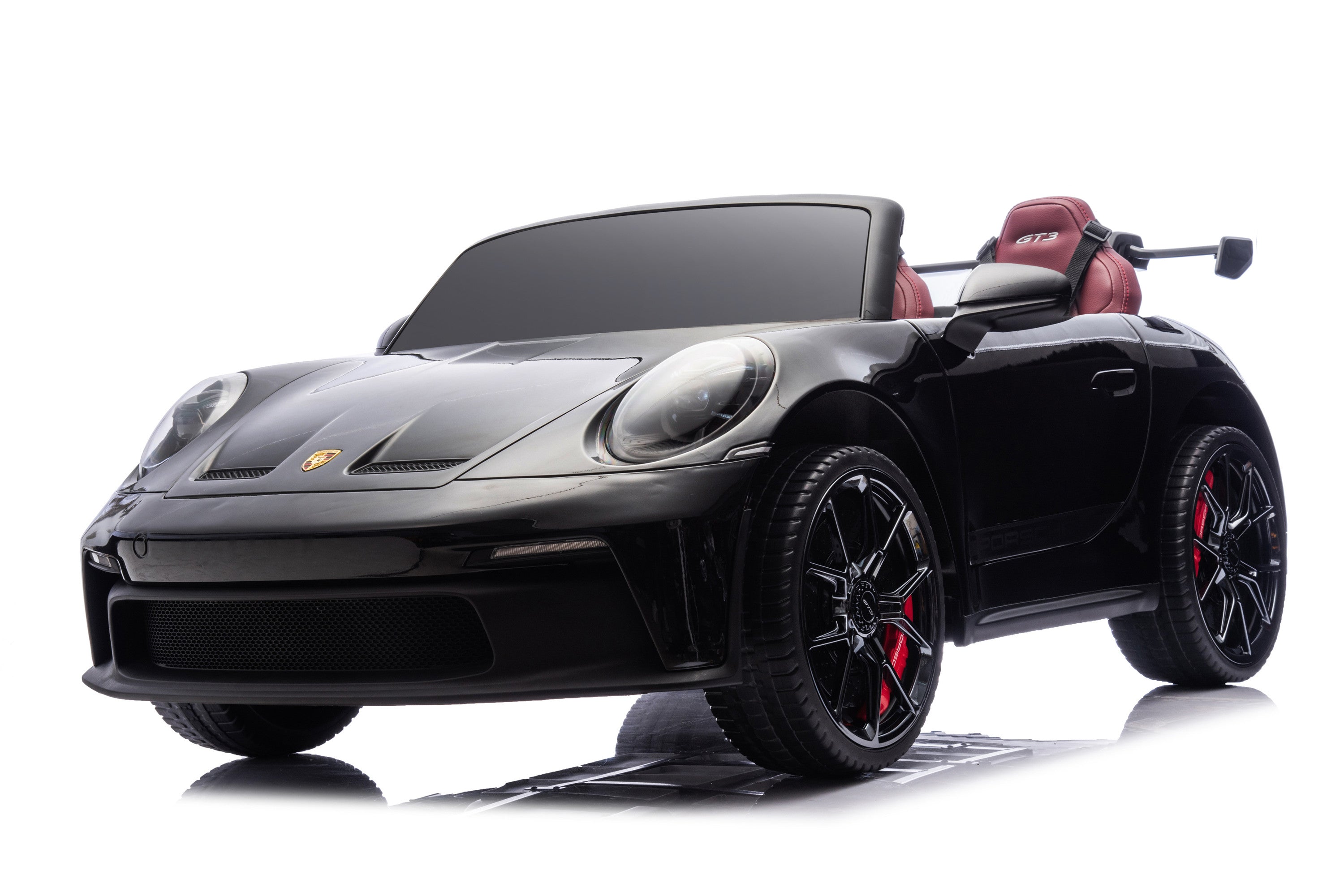 Front bonnet of 24 volt Porsche kids ride on 