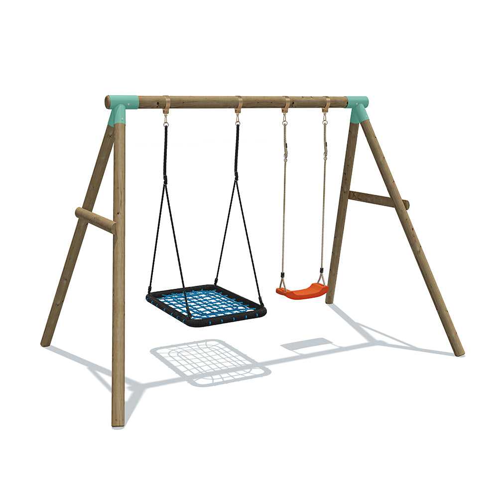 Wild Aussie Rectangle Nest & Swing Set